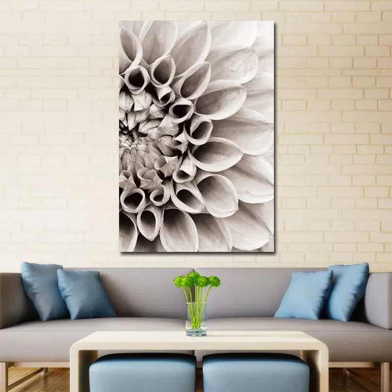 Скандинавский цветок в расцвете скандинавские абстрактные настенные картины