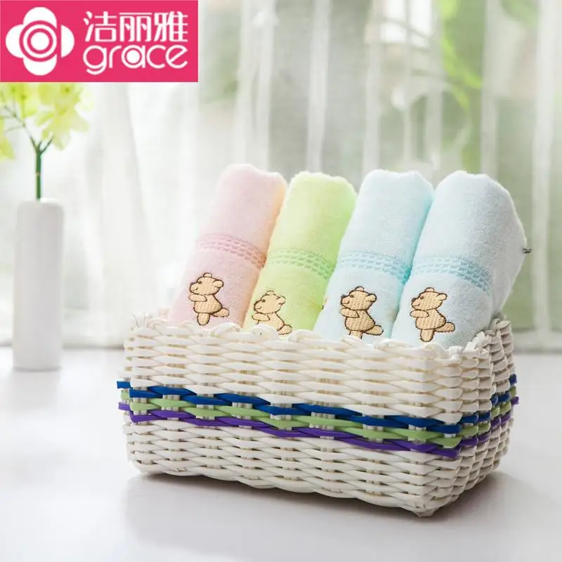 

Towel soft lovers child washouts absorbent Indian fiber faceable
