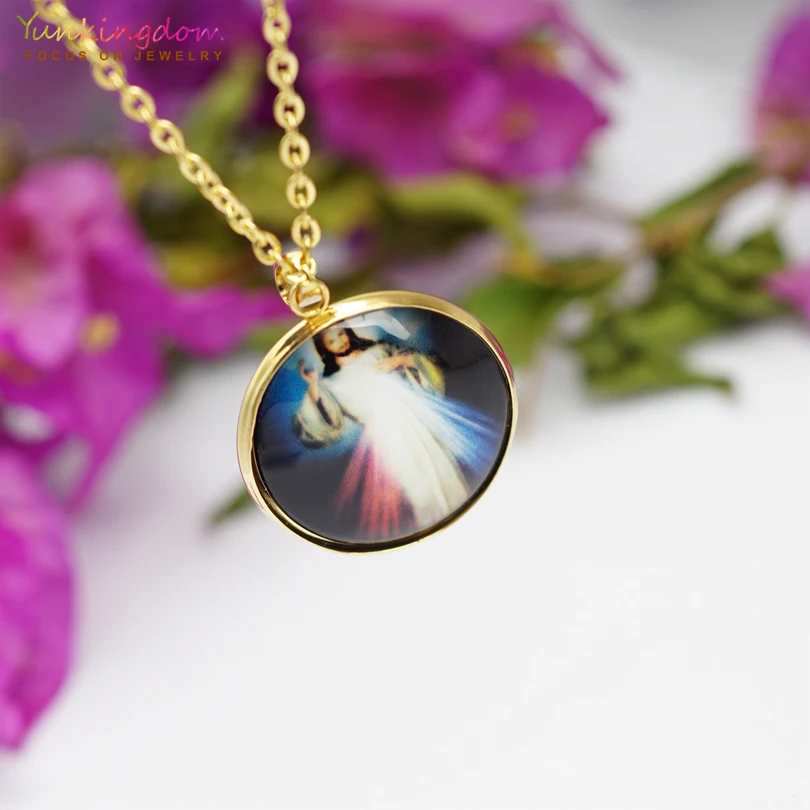 Ювелирный Набор из смолы Иисуса для женщин религиозный ювелирный набор