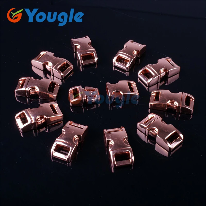 10 упаковок/партия 3/8 &quot(10 мм) металлическая боковая Скоба для Паракорда