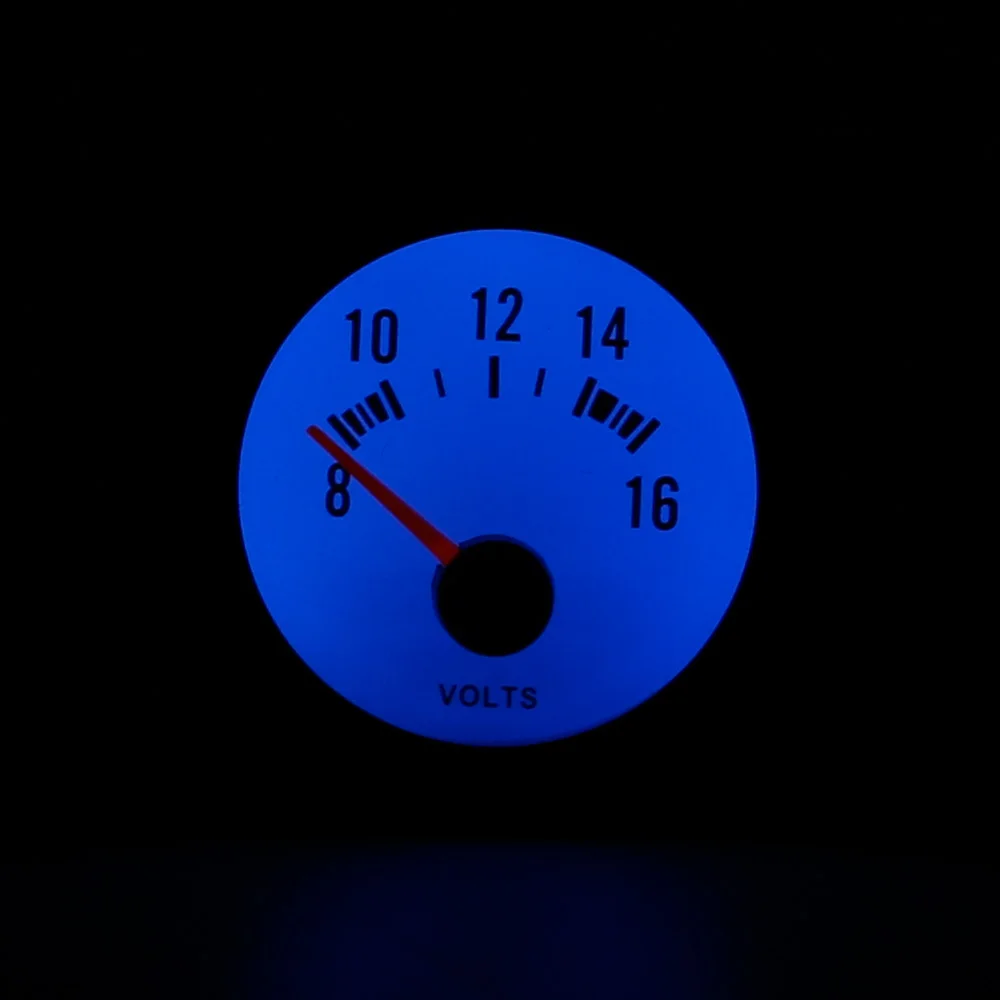 CNSPEED " дюймовый 52 мм вольтметр Вольт Gauge12V синий светодиодный 8-16 Вольт Напряжение MeterYC100015