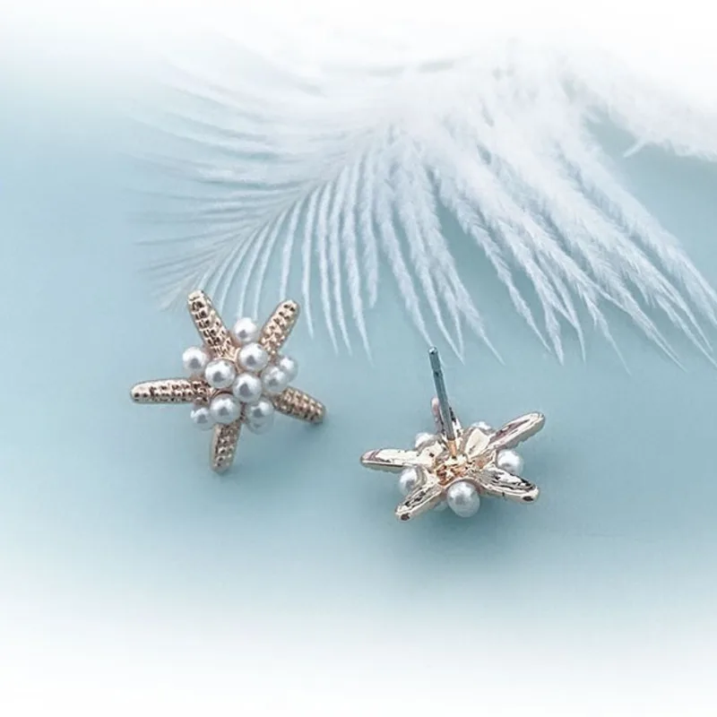2019 Nieuwe Hete Japan En Zuid-Korea Mode Schattige Oorbellen Zeester парель темпераментный Vrouwen Sieraden gift |