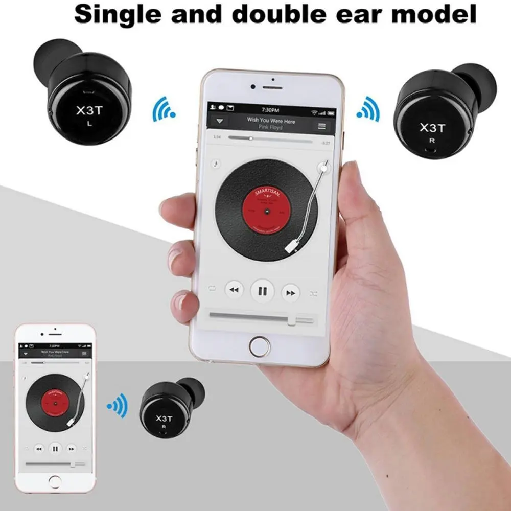 X3T + настоящие беспроводные наушники все-сенсорные активные bluetooth-наушники