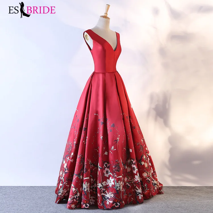 Красное элегантное вечернее платье Vestidos De Fiesta Noche с кружевной аппликацией платья