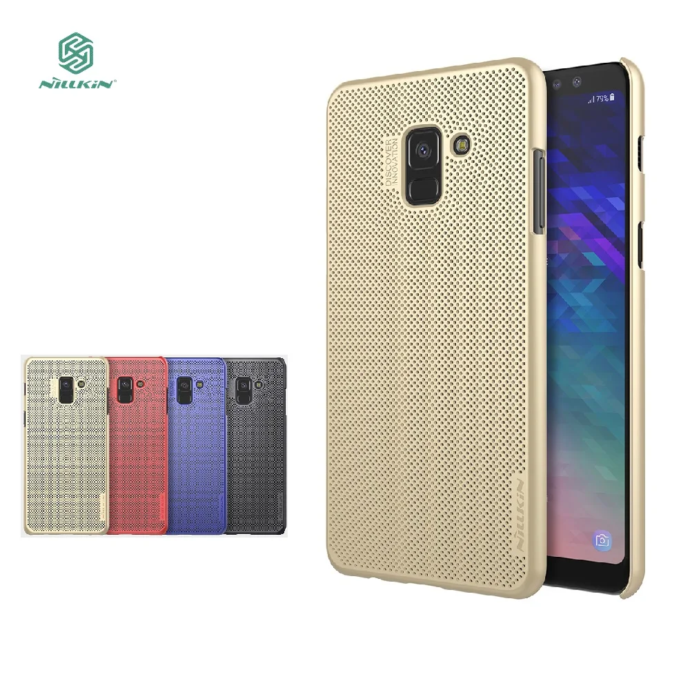 Чехол Nillkin Air для samsung Galaxy A8 2018 твердый чехол + защитный телефона s задняя крышка|case