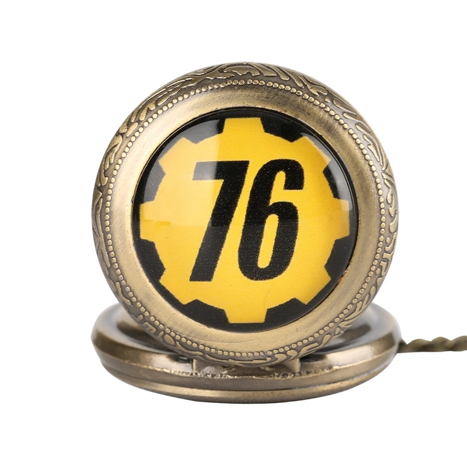 Ретро в Fallout 4 хранилище 111 FALLOUT 76 тема кварцевые карманные часы для детей Цепочки и