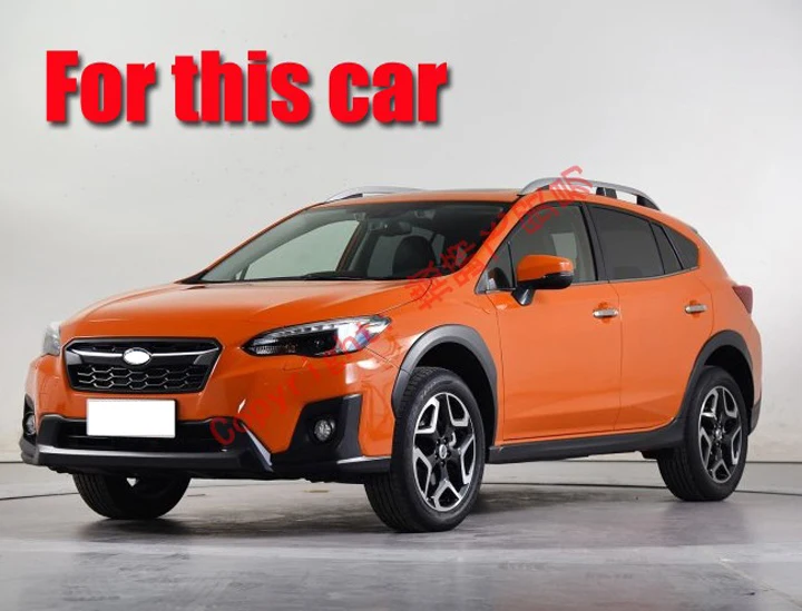 ABS Хромированная Боковая дверь корпус литье отделка для Subaru XV 2018 2019|Хромирование|