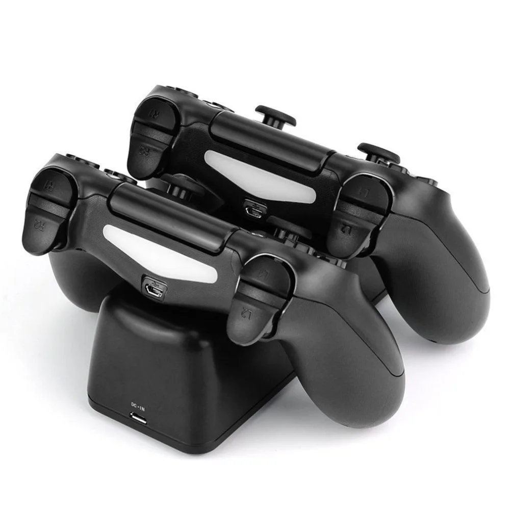 Геймпад для быстрой зарядки PS4 док-станция с двумя контроллерами зарядное