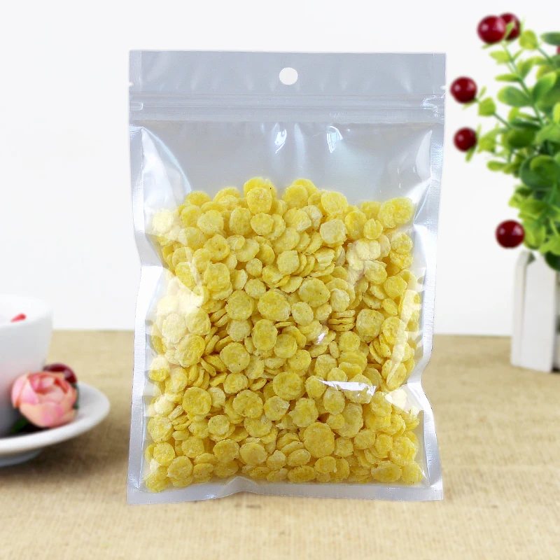21*26 см белый полупрозрачный БОПП жемчужная пленка ziplock bag 100pcs/лот арахиса