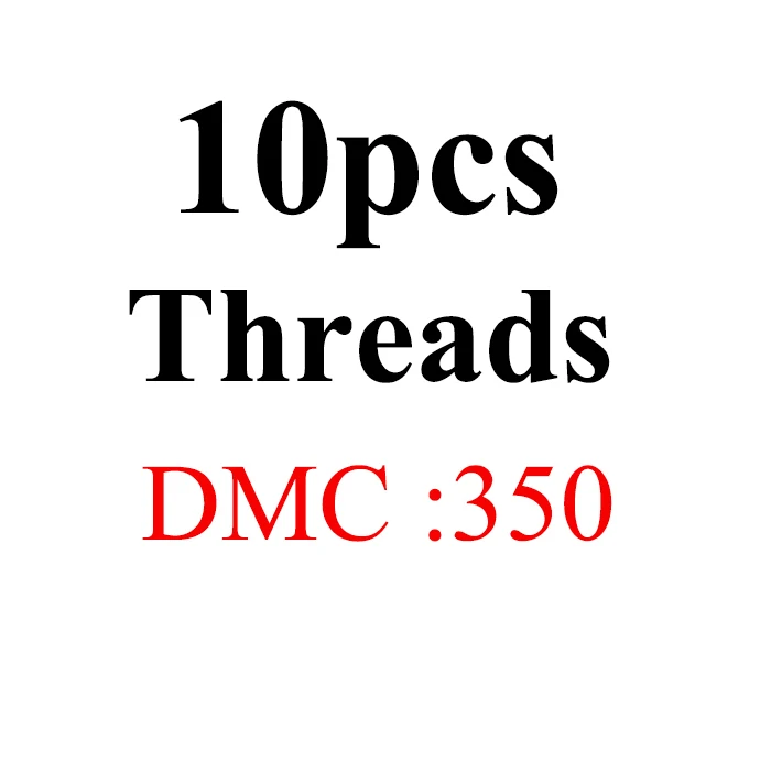 Снеговик, рукоделие вышивка 1,2 м разноцветная опция DMC340-433 10 шт./партия вышивка крестиком хлопковое шитье, моток пряжи вышивка нить - Цвет: 1.2mthread-DMC350