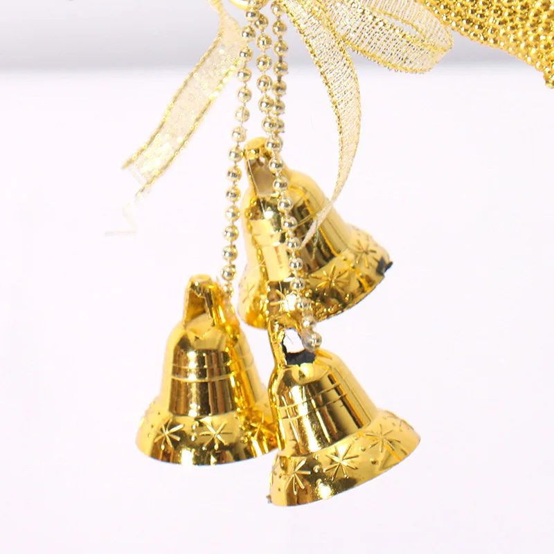 1 шт. Золотой Серебряный олень с колокольчиками Олень Лось Рождественская елка