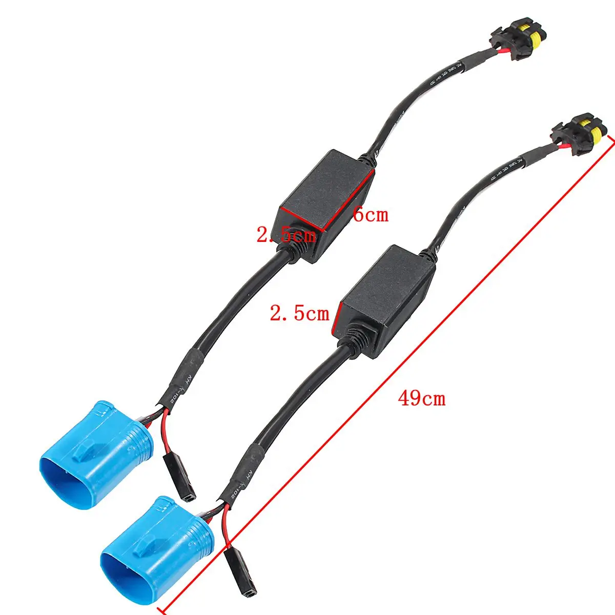 2 шт H4/H13/9007 Для жгута реле Привет/LO Би ксенон жгут провода 12 v авто провода адаптера разъем для Би-ксенона 35 W/55 W