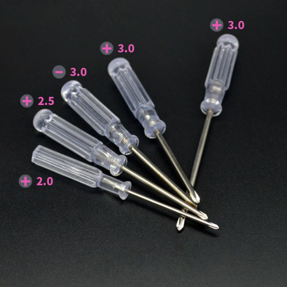 Meterk 5Pcs Mini Screwdriver Set for Phone Computer Repair Tool Bit Transparent Slotted Screw driver | Инструменты