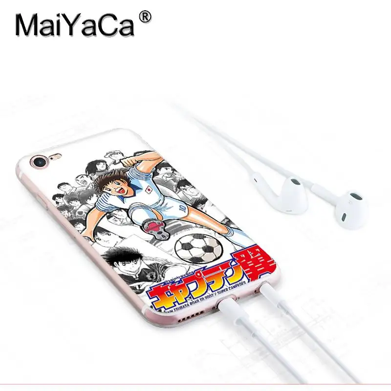Чехол MaiYaCa для iphone 7 Captain Tsubasa Ozora Genzo Football чехол iPhone 8 6 6S Plus X XS XR XSMAX|Чехлы-накладки| |