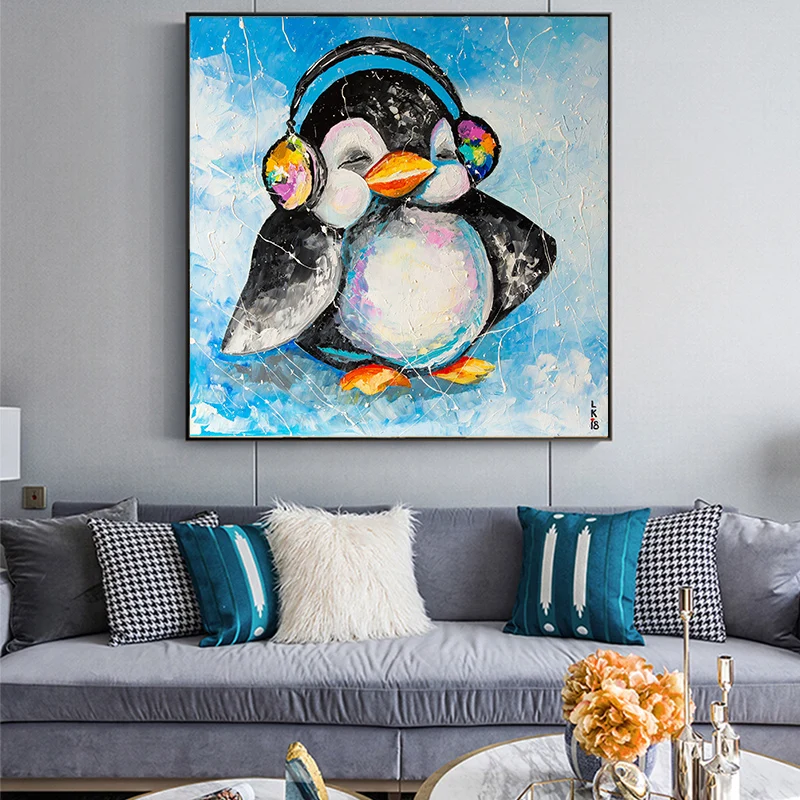 GOODECOR домашний декор настенное искусство дикие животные холст картина маслом