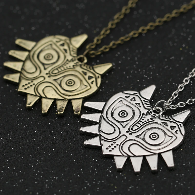 Легенда о Зельде ожерелье маска майора дикой совы кулон в стиле стимпанк панк