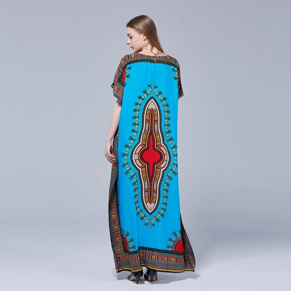 Dashikiage женская футболка свободного кроя в винтажном стиле С Африканским принтом