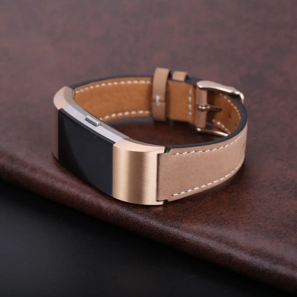 Ремешок из натуральной кожи для браслета fitbit Charge 2 браслет кожаный сменный браслет наручных часов браслет на запястье correa для fitbit charge2