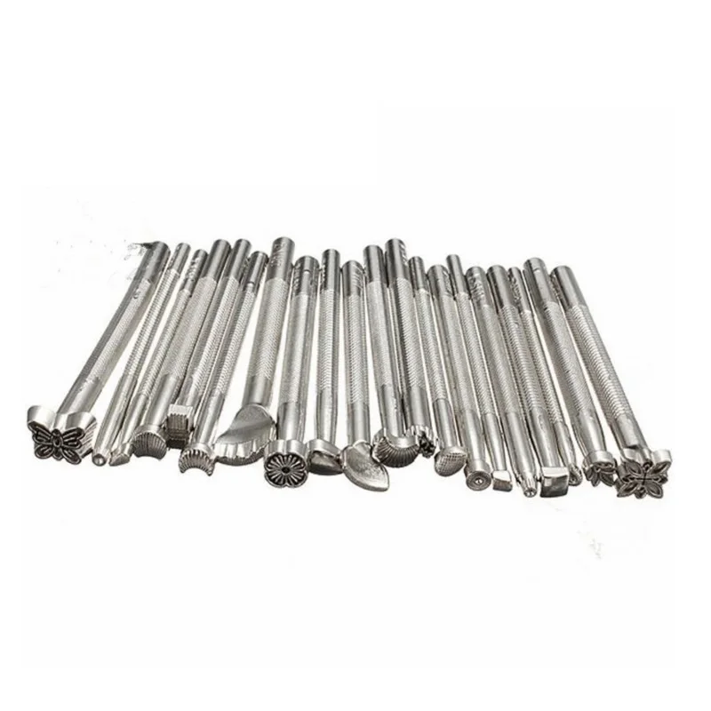 20 шт./компл. набор инструментов для самостоятельной резьбы по дереву из кожи