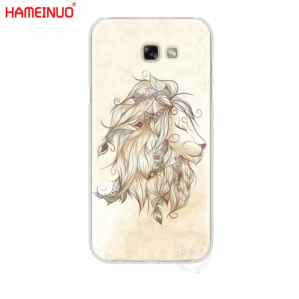 HAMEINUO чехол для сотового телефона с изображением Льва Samsung Galaxy A3 A310 A5 A510 A7 A8 A9 2016 2017