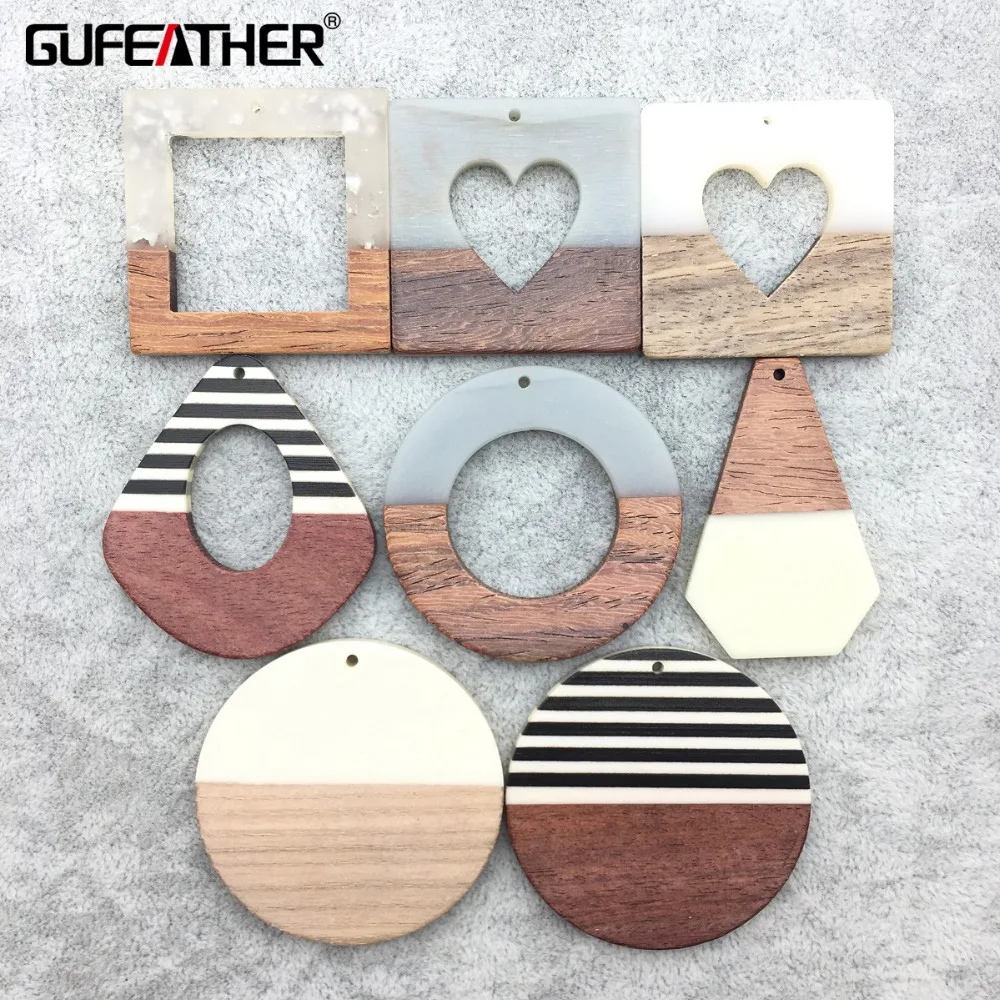 GUFEATHER M188, изготовление ювелирных изделий, деревянные акриловые серьги, ювелирные изделия, амулеты, diy кулон ювелирные изделия, ручной работы, серьги аксессуары