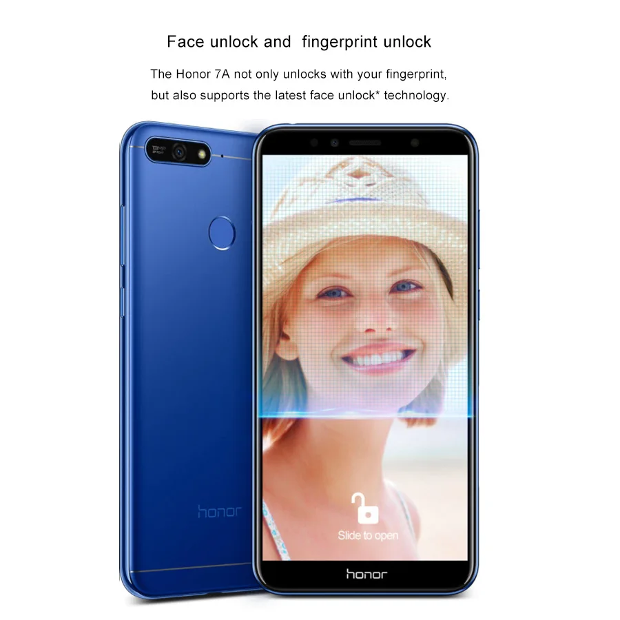 Оригинальный мобильный телефон Honor 7A 5 7 дюймов 3 Гб ОЗУ 32 ПЗУ Восьмиядерный