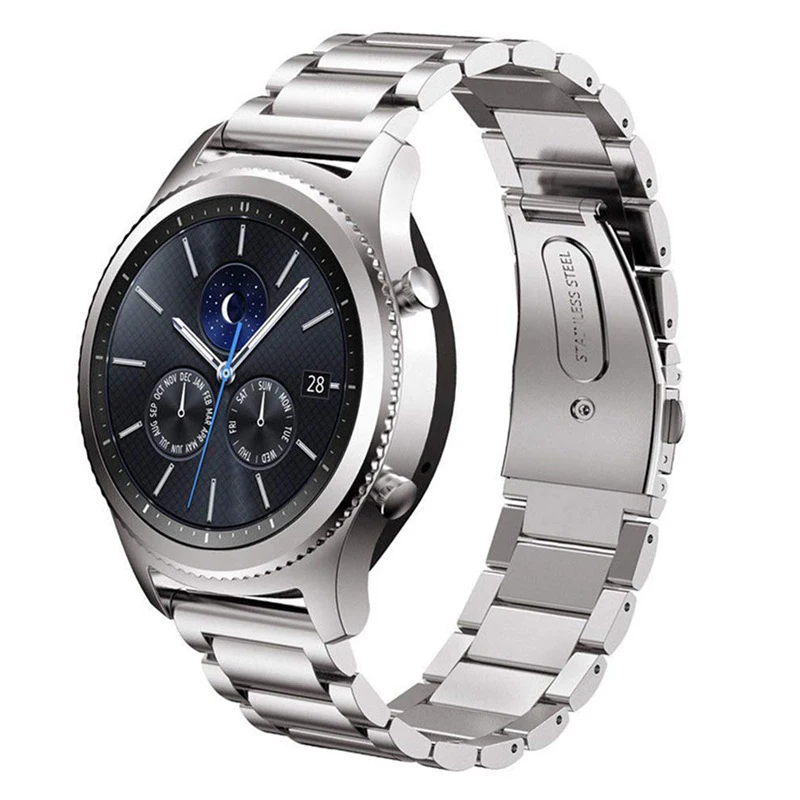 20 мм 22 Корреа ремешок металлический для Samsung Gear S2 S3 фитнес-Браслет Смарт-браслет