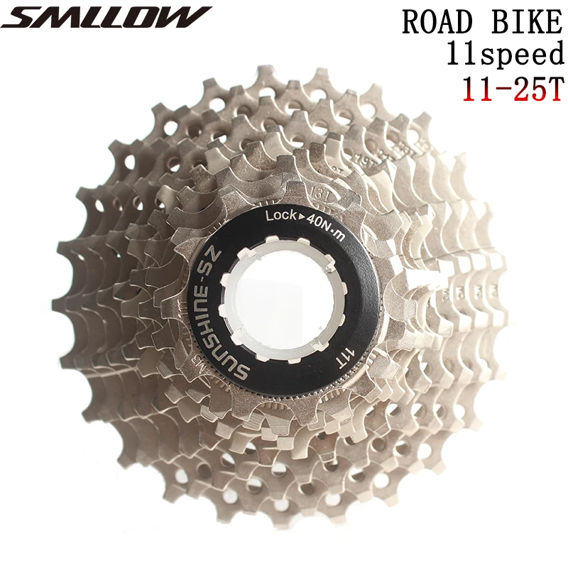 SUNSHINE-SZ Road Bike 11 s Cassette 25t 11-25T Steel Freewheel 22 Speed Flywheel Sprocket for Bicycle Parts Rated 5.0 /5 based | Спорт и
