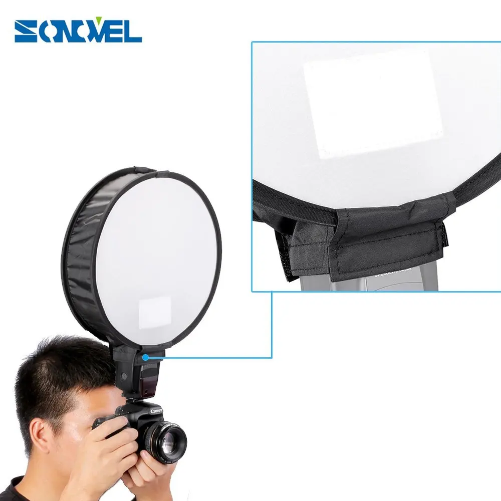 30 см круглый баланс белого софтбокс рассеиватель вспышки для Nikon SB 910 900 800 700 600