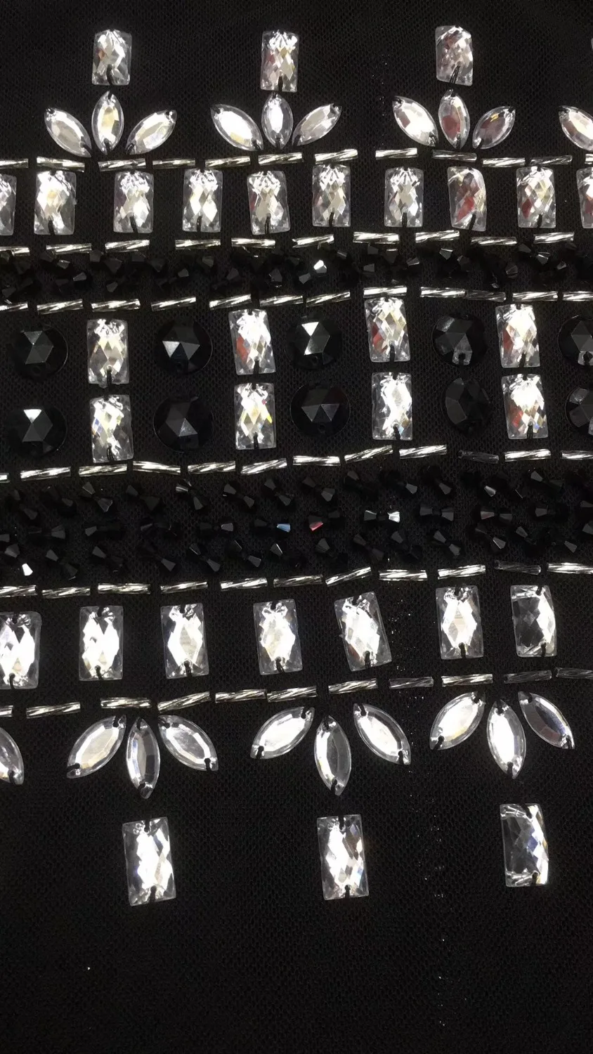 Newest Sexy Long Sleeve Beading Black Bandage Dress 2019 Knitted Elastic Bodycon Party | Женская одежда