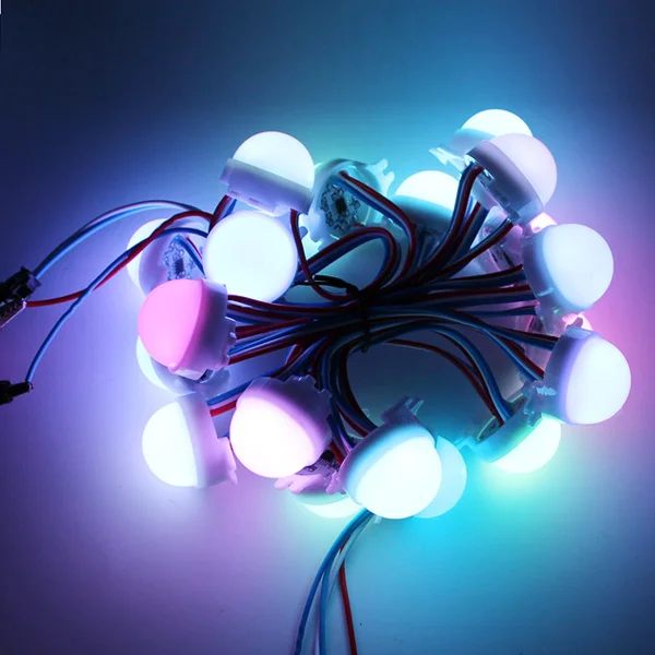 Модифицируемый пиксельный светодиодный модуль WS2811 RGB 30 мм цифровой
