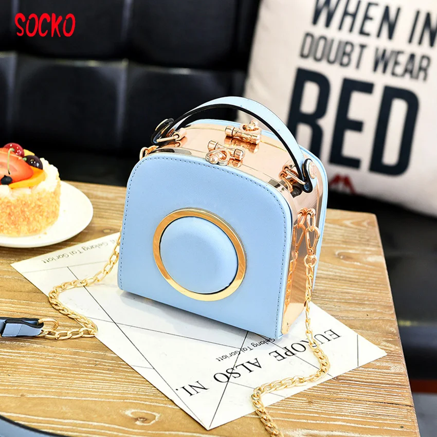 

2017 New fashion new handbag cute camera bags package portable shoulder bag lady women single shoulder bag ZL42