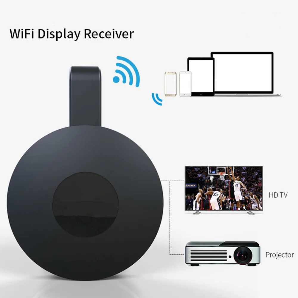 Горячий WiFi Дисплей ключ медиа стример ТВ-карта Аудио HDMI Miracast Mirascreen