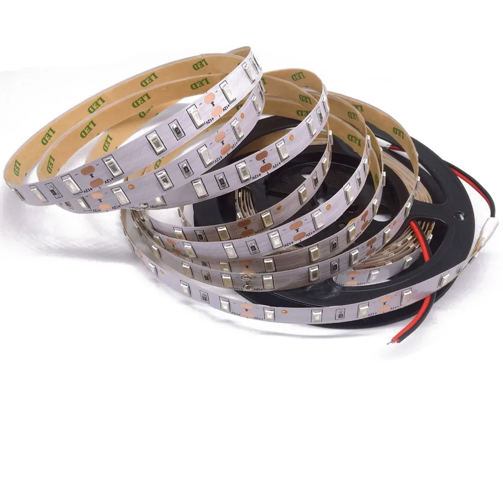 1/2/3/4/5 M IP65 Водонепроницаемый Светодиодные ленты света 5630 SMD DC12V 60 светодио дный s/M