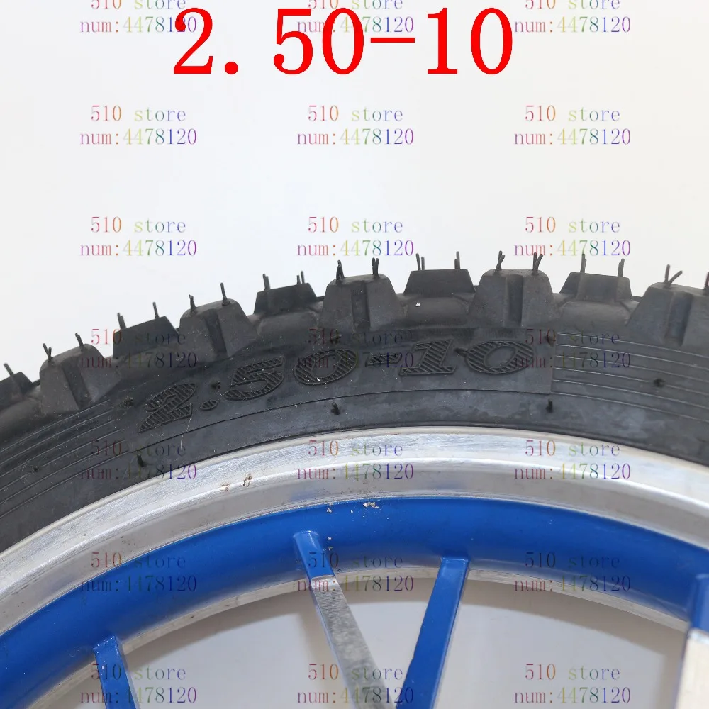 Высокое качество 2,50x10 Real Wheel шины с обод Шины fit Dirt Pit Trail велосипед багги