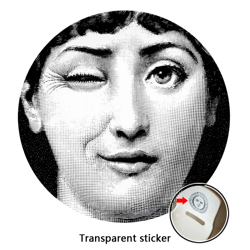 NO.1-28 дизайнер Fornasetti обои такие же, как прозрачные наклейки для украшения гостиной 1 шт - Цвет: 25