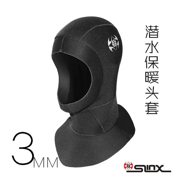 

New Brand SLINX Men 3mm Thickness Neoprene Scuba Cap Diving Hood Waterproof Warm Snorkeling Cap Swim Wetsuit Protect Hair