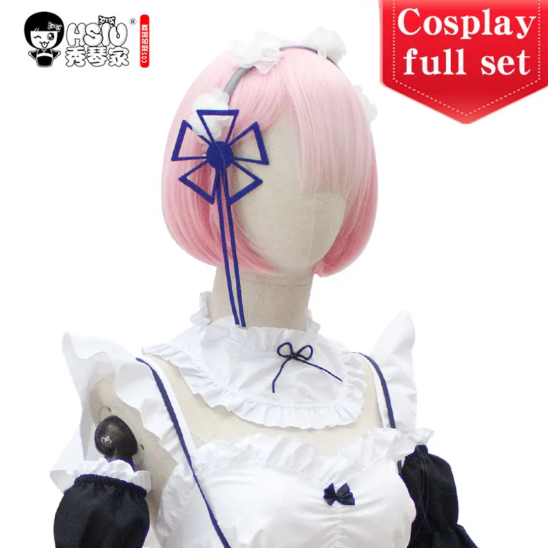 

Парик для косплея HSIU, Re:Zero, начало жизни в другом мире, для Хэллоуина