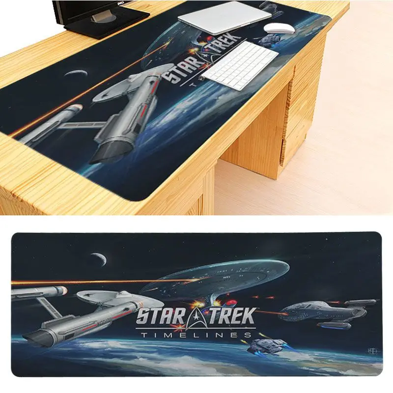 Игровые коврики для мыши MaiYaCa StarTrek с клавиатурой, размер 30x90x0,2 см, игровые коврики для мыши - Цвет: 30x90cm