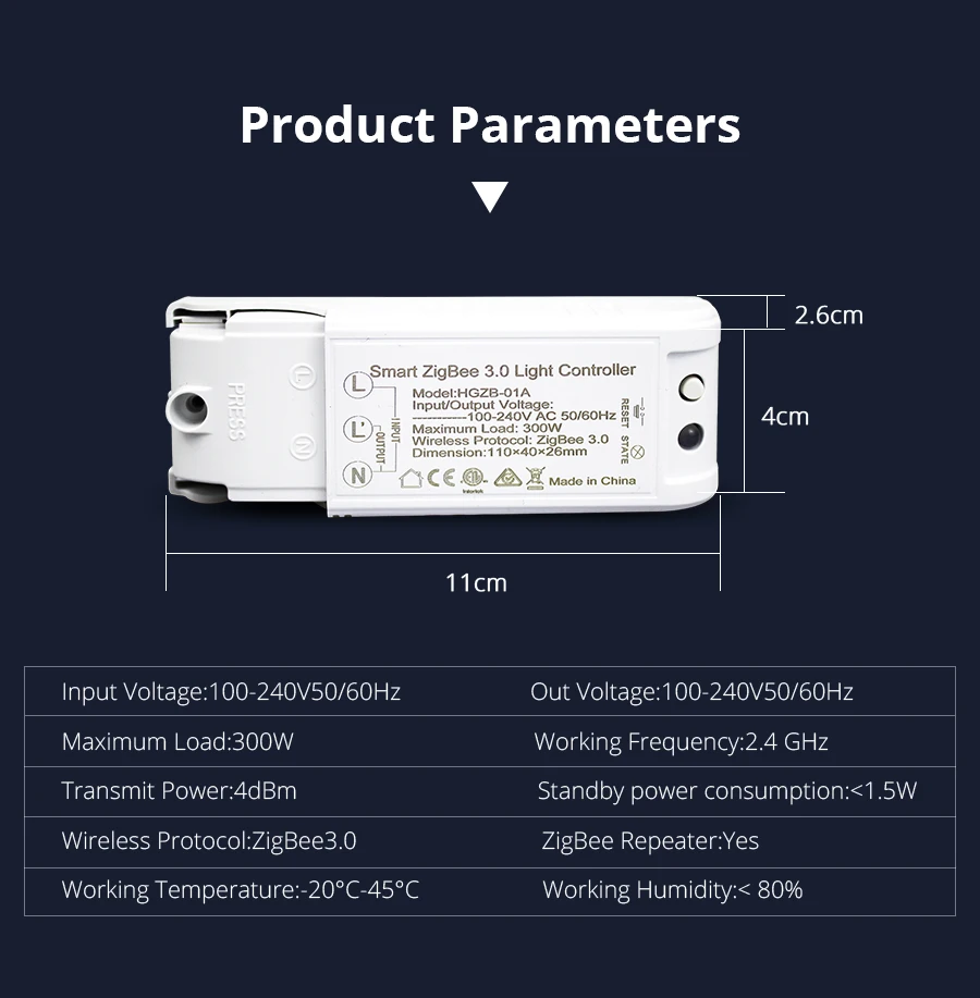 Zigbee 3,0 переключатель для DIY домашнего устройства умный пульт дистанционного управления от Smartthings Echo Plus подходит для большинства Zigbee Hub