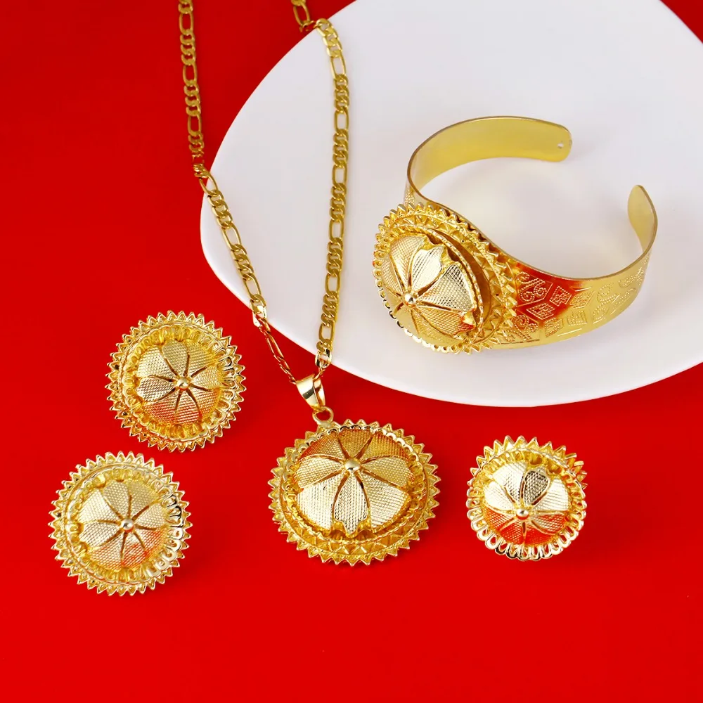 Традиционные фестивальные свадебные комплекты ювелирных изделий из Эфиопии