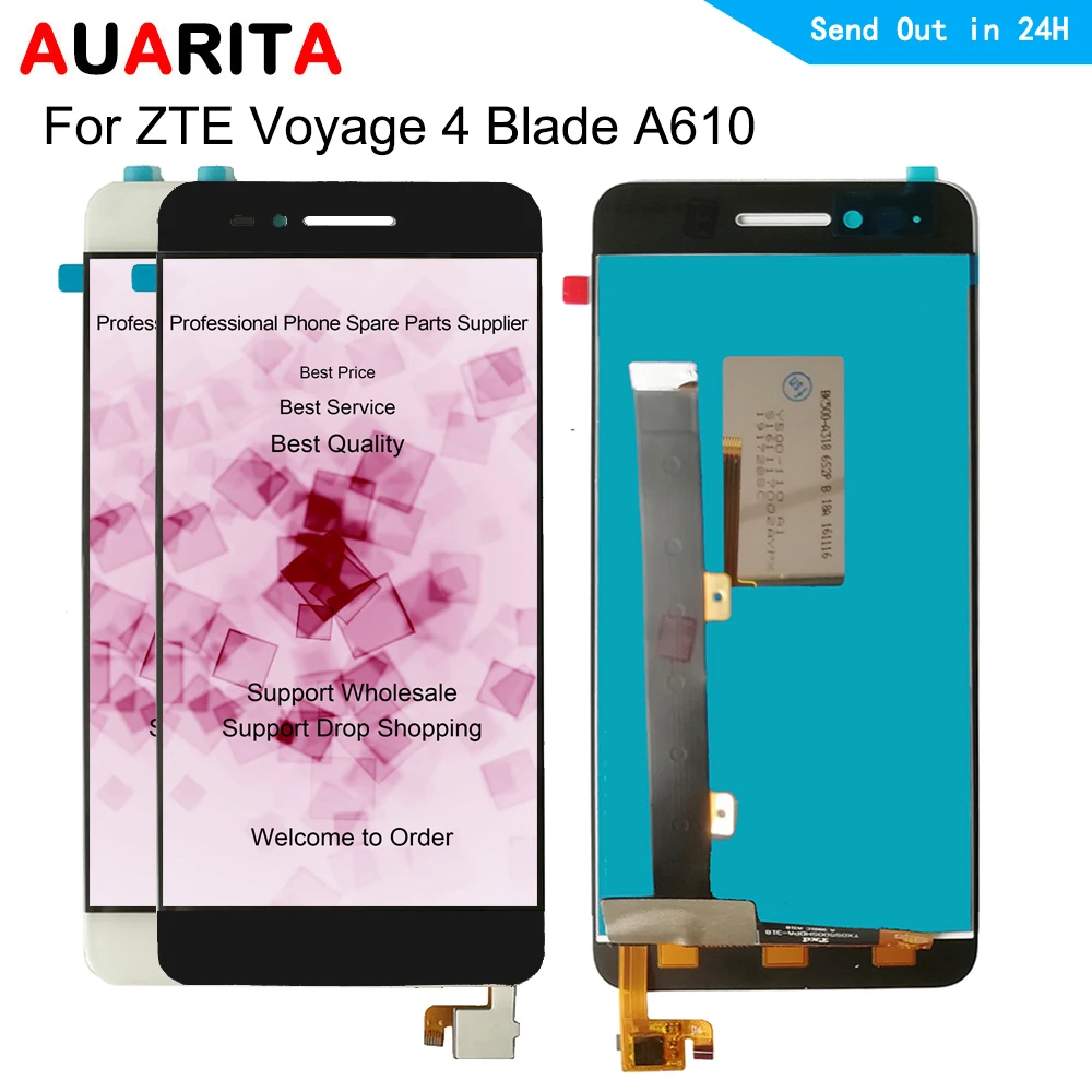 1 шт. ЖК дисплей для ZTE Voyage 4 Blade A610 A610C BA610 318 241|Экраны мобильных телефонов| |