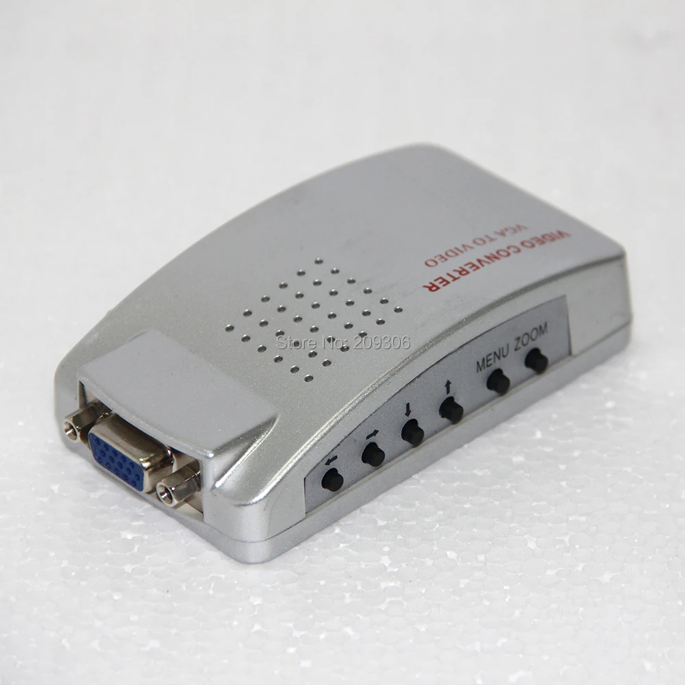

CV2AV VGA to AV S-video VGA converter easy to convert the video signal to add more joys for family video equipment