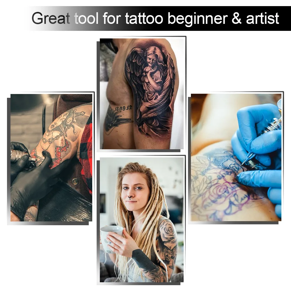 Источник питания для тату машинки Biomaser двойной цифровой роторный пистолет с ЖК