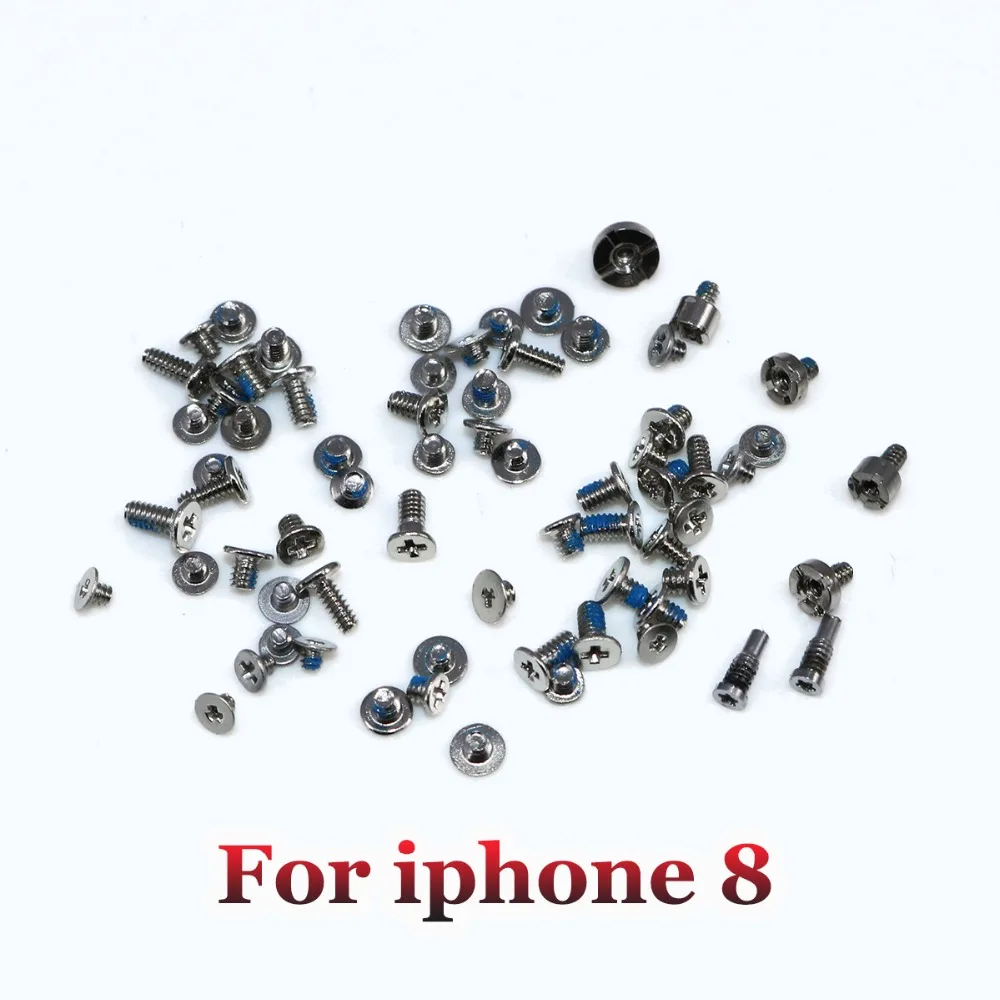 YuXi полный комплект винтов для iPhone 7 plus 8 8plus X 5 5S 5C 6 6Plus 6S 6splus Аксессуары мобильных