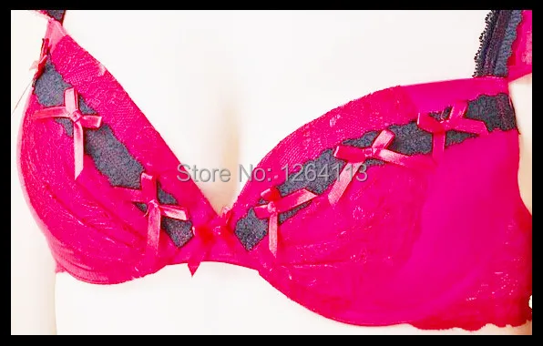 WX061 бесплатная доставка женщин сексуальный бюстгальтер черный и красный