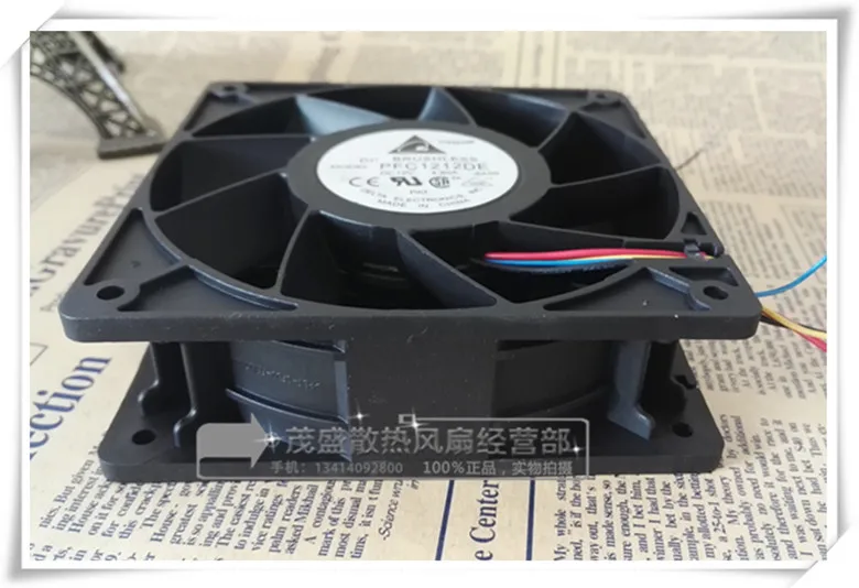 AVC Delta PFC1212DE 120*120*38 мм 12038 1238 12 см DC 12V 4.80A инвертор сервера Вентилятор