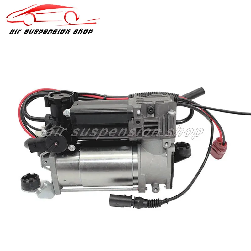 Компрессор воздушной Подвески с кронштейном клапана для Audi A6 (C6 4F) Allroad 2007 2010 (4F C6 S6