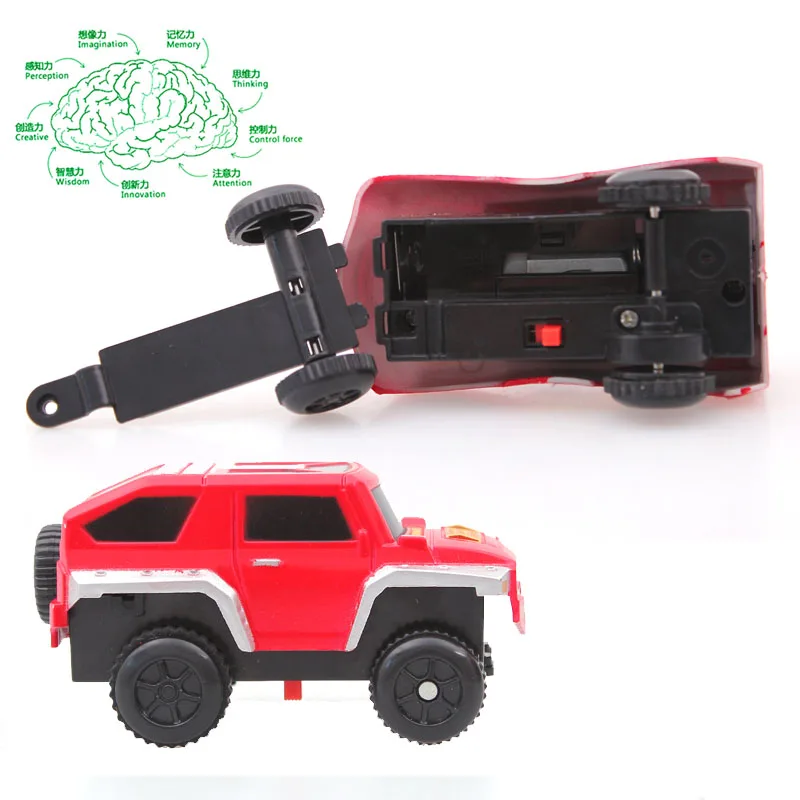 

Novelty Spiral Track Roller Coaster Toy Electric Rail Car Novelty Rail Car Assembling Toys for Children car toy diecast