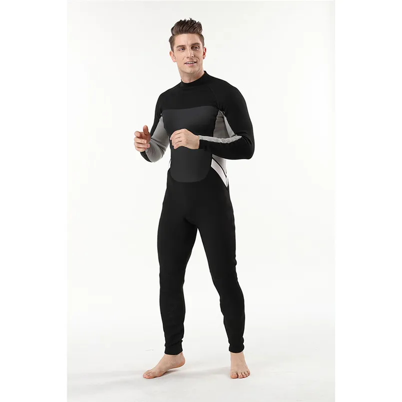 Настоящий неопреновый гидрокостюм 3 мм цельный и закрытый боди костюм для